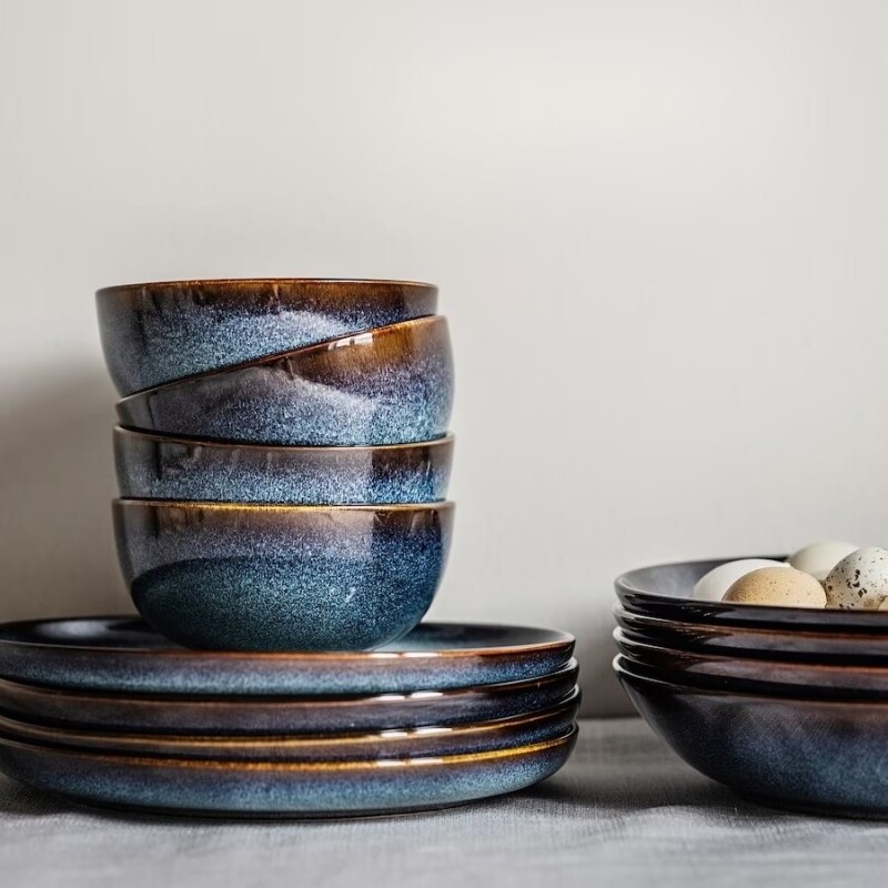 BOWL CERAMICA D11CM ORGANIC AZUL BOWL CERAMICA D11CM ORGANIC AZUL