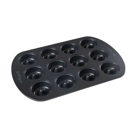 "Molde Mini Donas X12 26.5X18X2Cm Negro