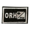 Parche bordado de grupo sanguíneo ORh +