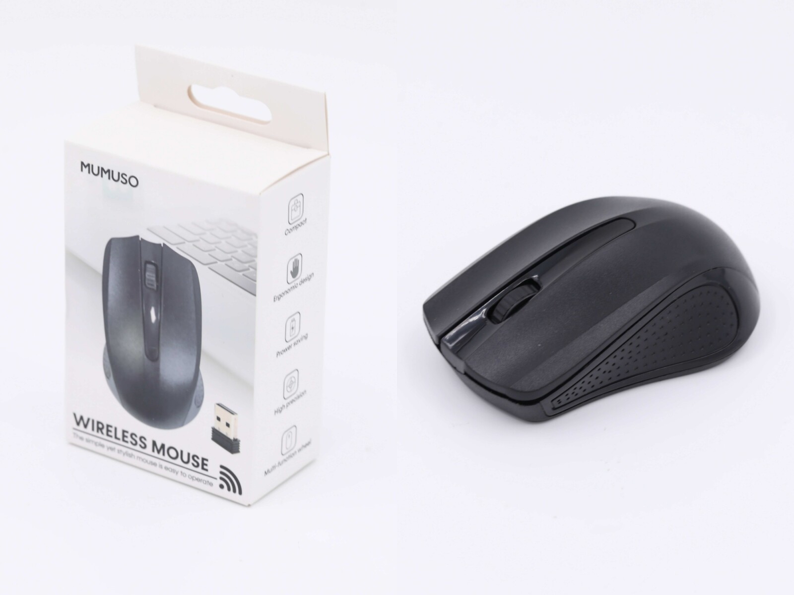 RATÓN INALÁMBRICO (NEGRO) 