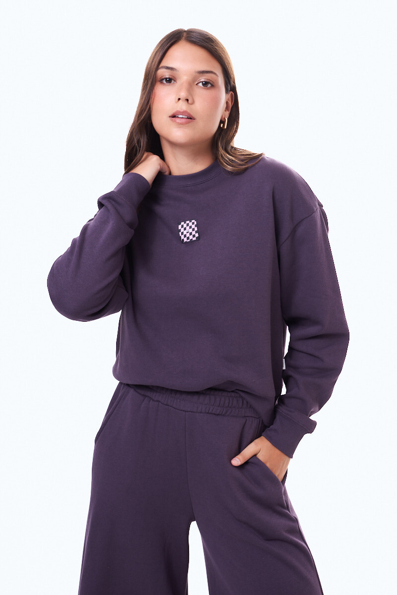 Buzo de felpa Bello Violeta