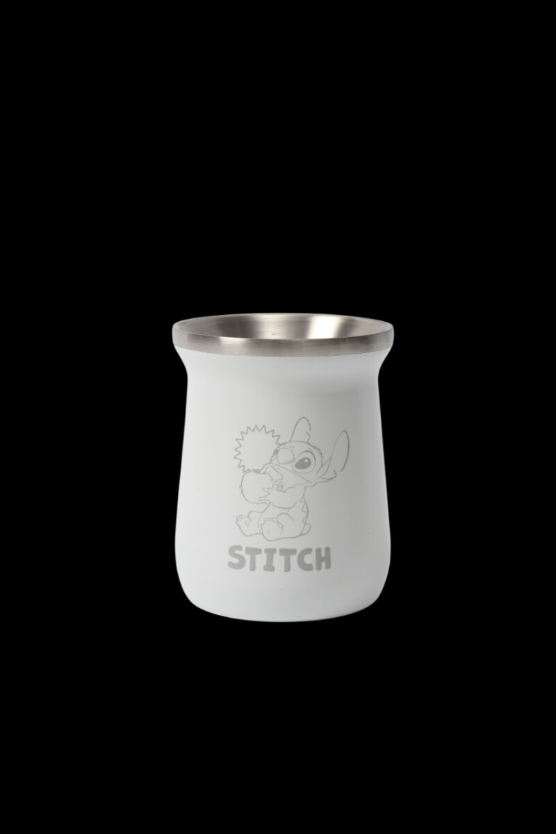 Mate Acero Inoxidable DLS7209 Stich 236Ml Universo Binario - BLANCO 