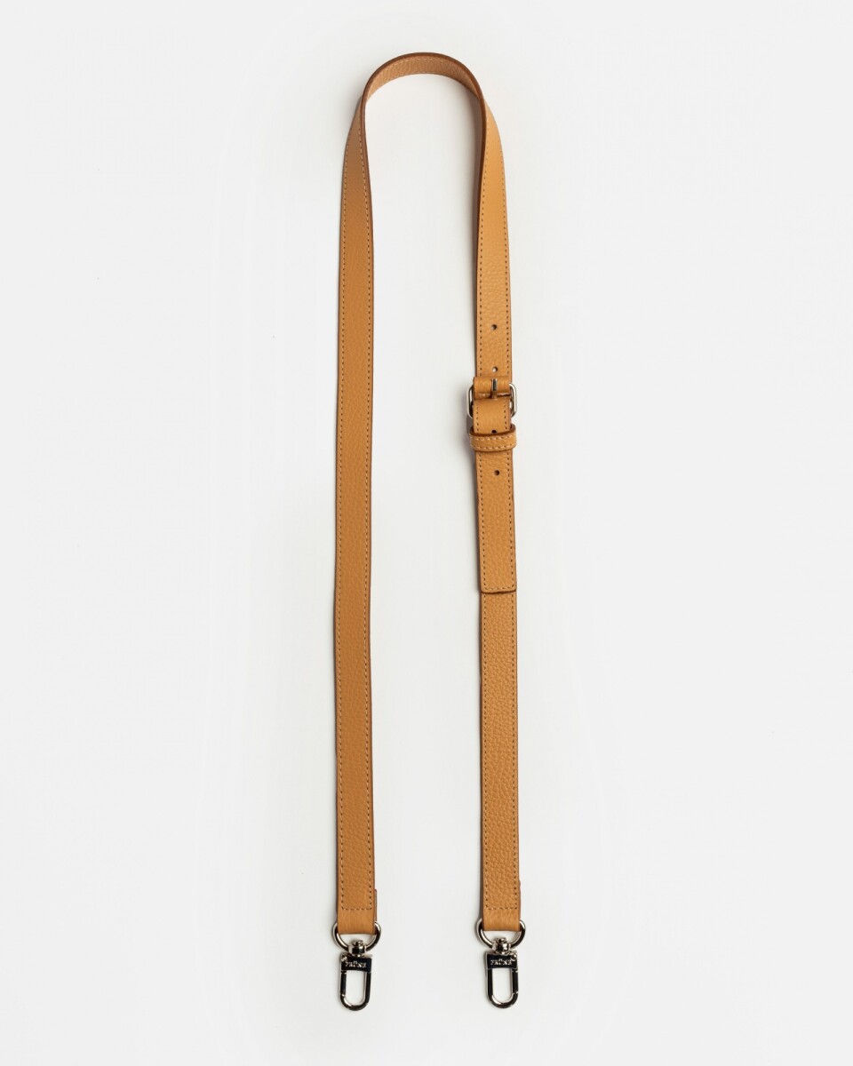 Correa Miss Daisy en cuero graneado - Cuoio 