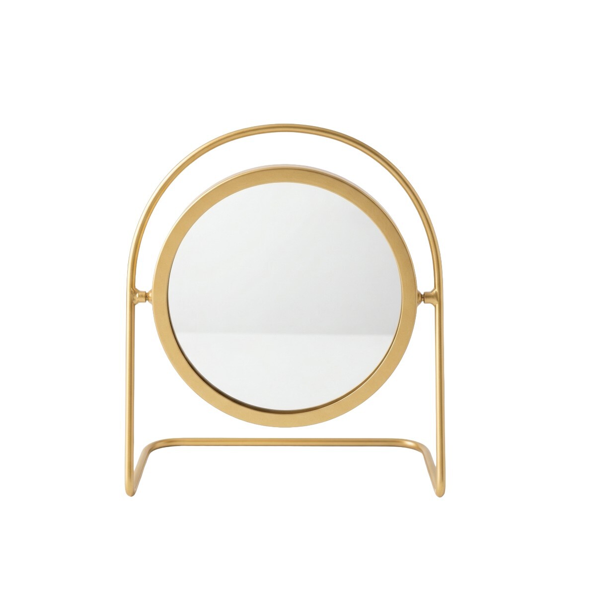 ESPEJO RED DORADO C/SOPORTE 20X20CM 