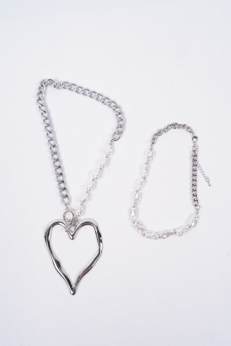 Collar Feeling Plateado