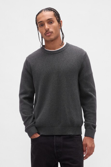 Buzo Algodón Básico Cuello Redondo Hombre B85