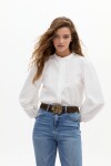 Camisa Gaia en Algodón Blanco