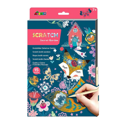 Libro de rascar Scratch Secret Garden