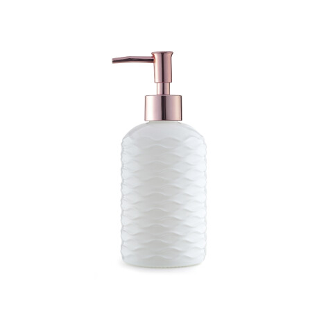 Dispensador de jabón de vidrio BLANCO