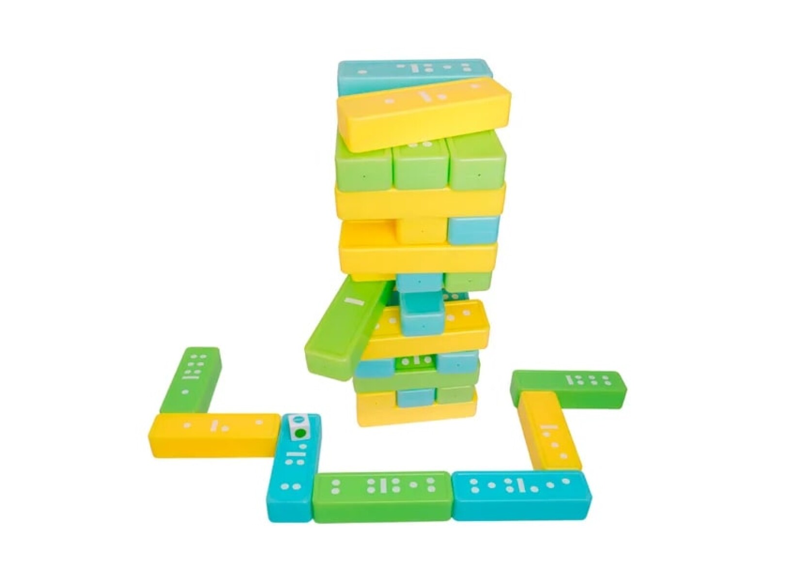 Juego 2 en 1 Torre + Domino Alldoro 