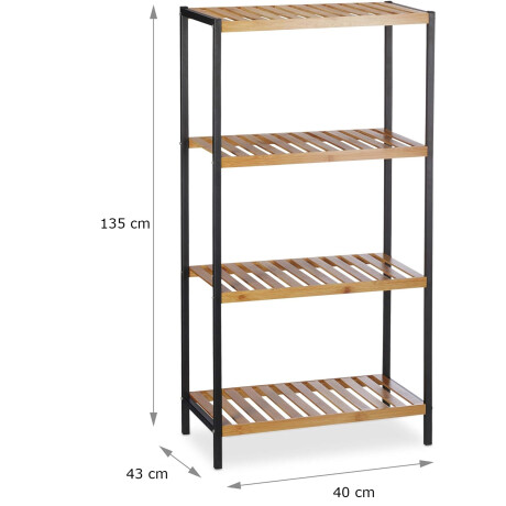 Estanteria Bamboo y Metal Estanteria Bamboo y Metal