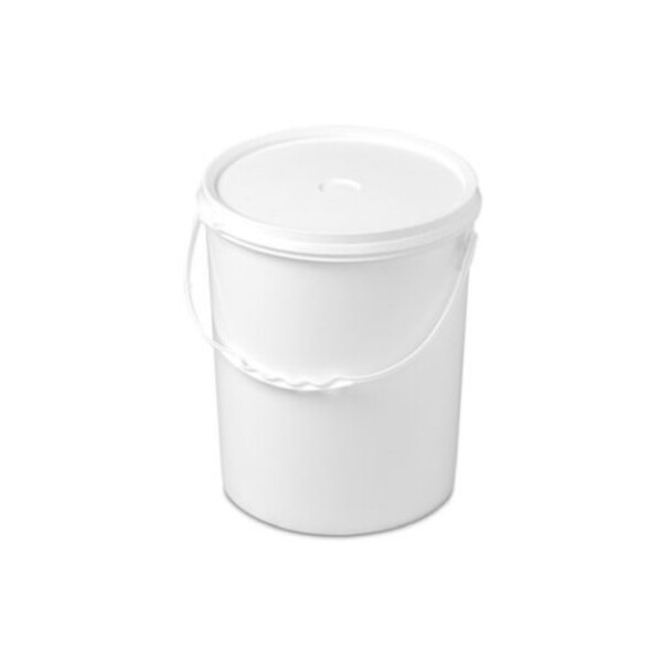 BALDE PP CON TAPA BLANCO 10 LTS. HELADERO BLANCO