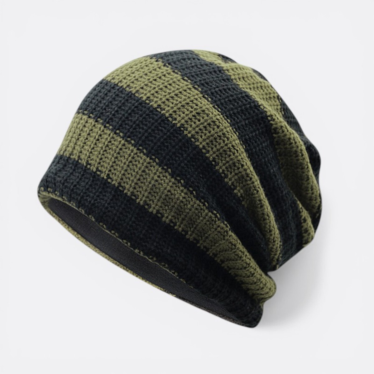Gorro Beanie Urban Comfort Abrigo - Verde Negro 