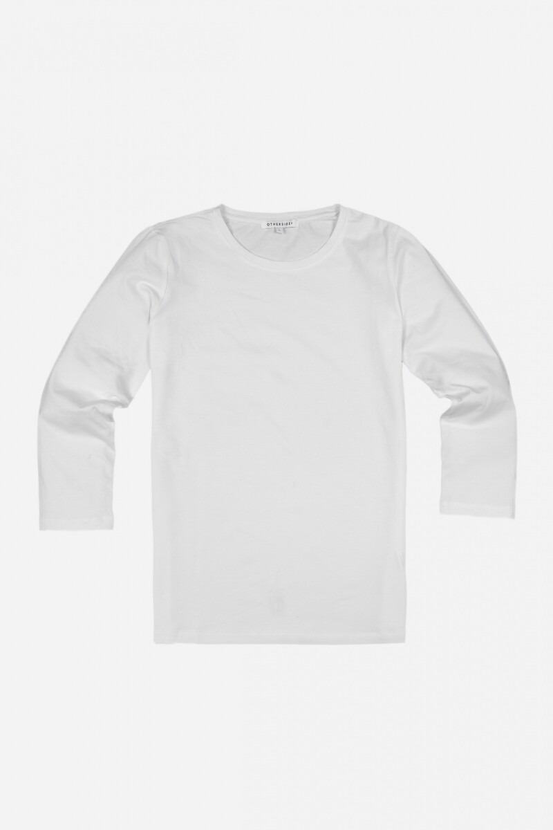 Remera manga larga BLANCO