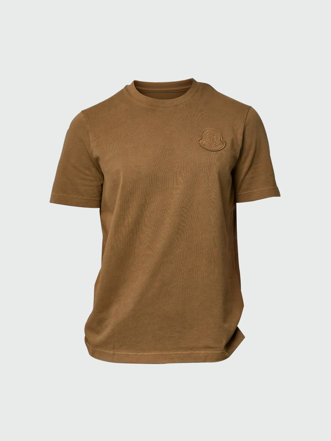 MONCLER - Remera de algodón con logo 242