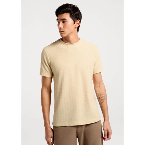 CAMISETA MM MASC AMARELO CLARO