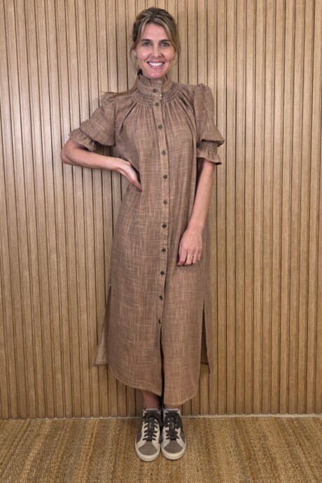 Vestido Maldivas Tostado