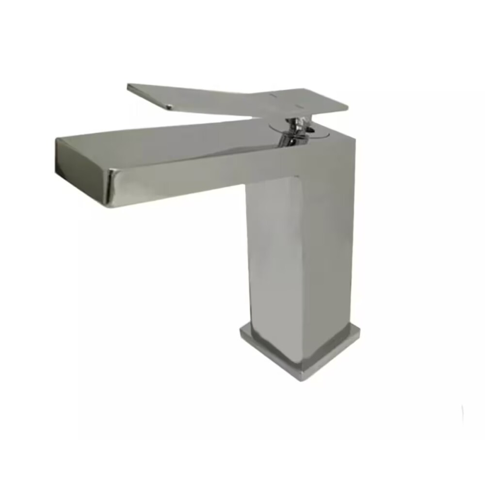 Grifería de lavatorio Monocomando de mesada Prisma cromada Grifería De Lavatorio Monocomando De Mesada Prisma Cromada