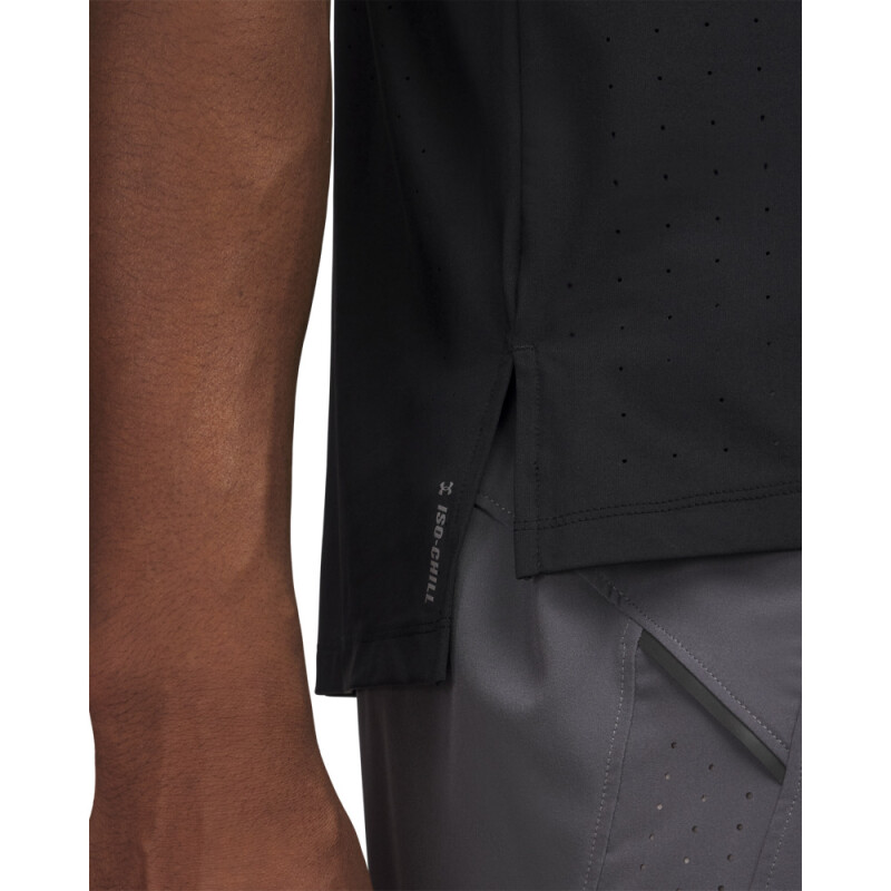 UA LAUNCH ELITE SINGLET BLK-001