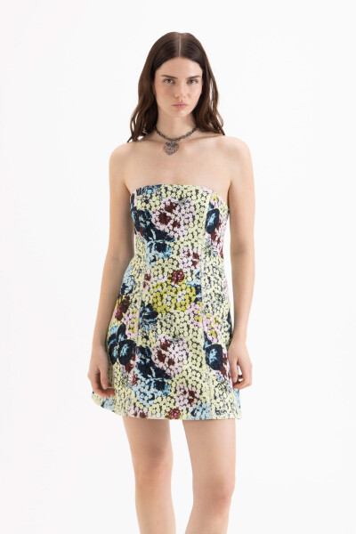 VESTIDO FLOWERS Amarillo