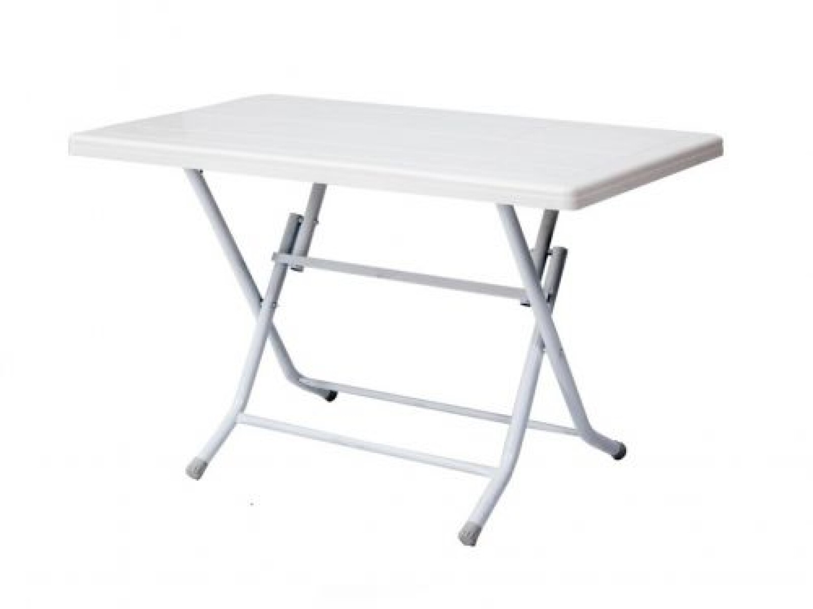 Mesa Pvc Plegable Blanca 68x118 cm: Compacta, Resistente y Funcional para Interiores y Exteriores 