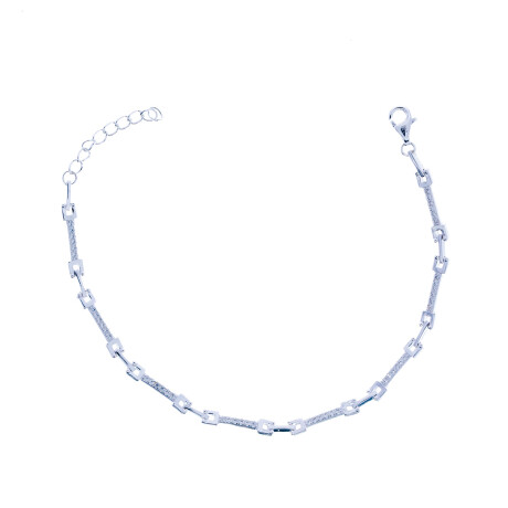 Pulsera de plata 925 con circonias Pulsera de plata 925 con circonias