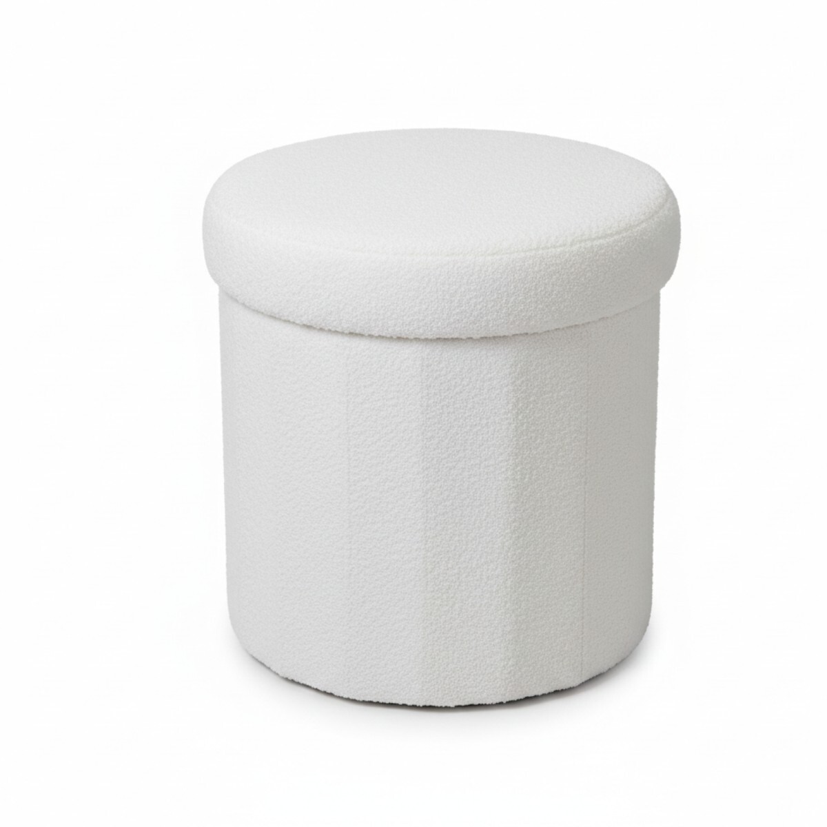 TABURETE ORG REDONDO BLANCO 37X37X37CM 