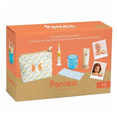 Juego de cepillos de dientes Muñeca Pomea Djeco Juego de cepillos de dientes Muñeca Pomea Djeco