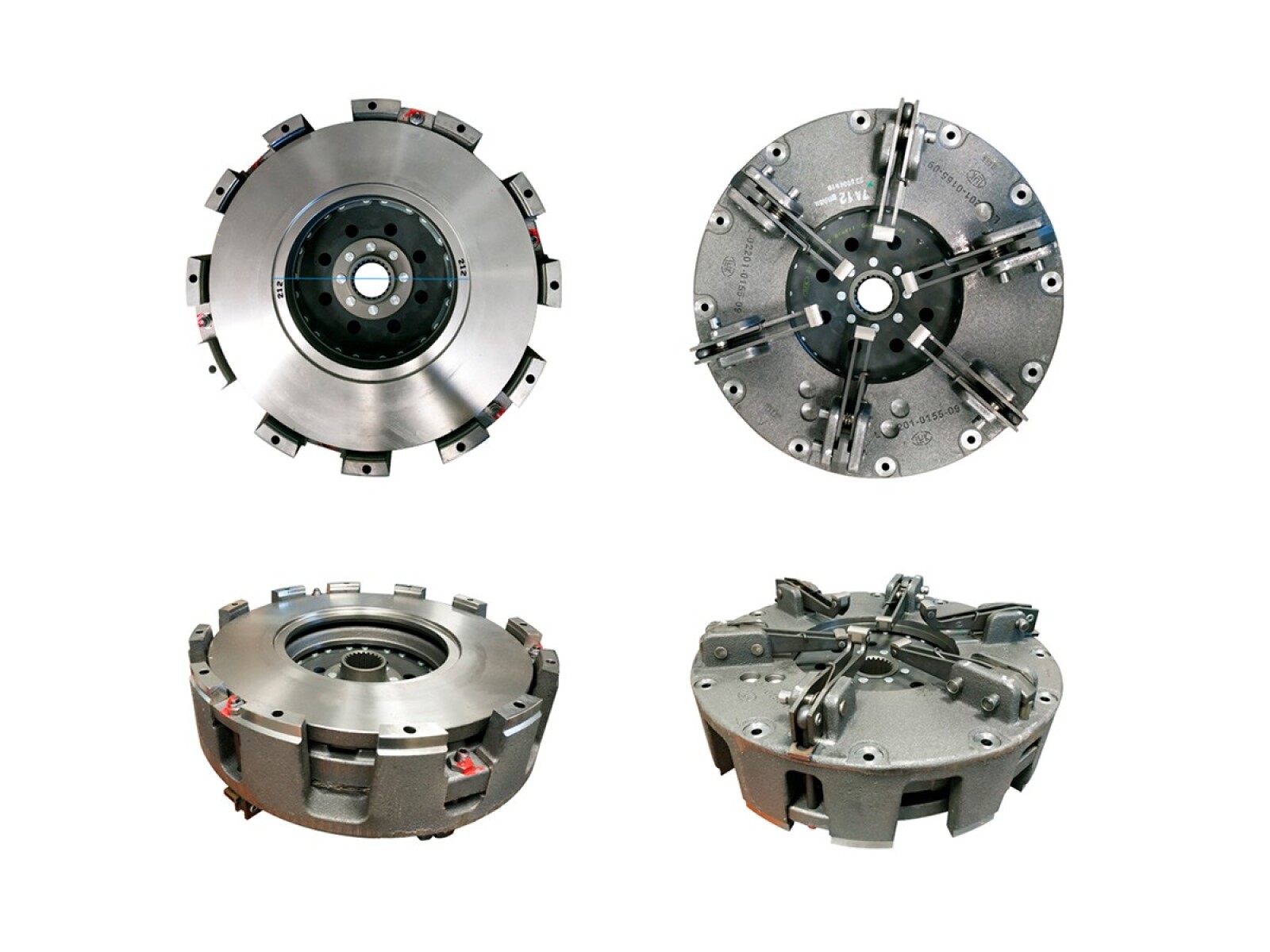 Placa Embrague Doble Valmet Tractores Bh140 / Bh160 / Bh180 Doble Disco Embrague / Vt1280 Doble Disco Embrague /Vt1380 Doble Dis 