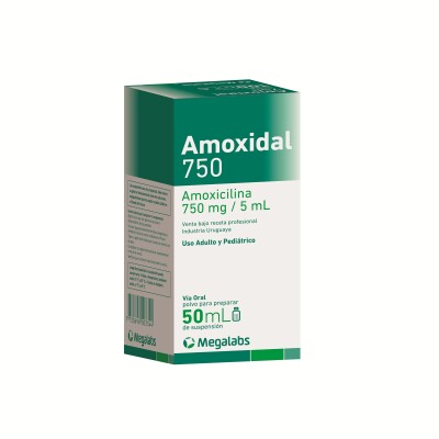 Amoxidal Susp. 750 Mg. 50 Ml. Amoxidal Susp. 750 Mg. 50 Ml.