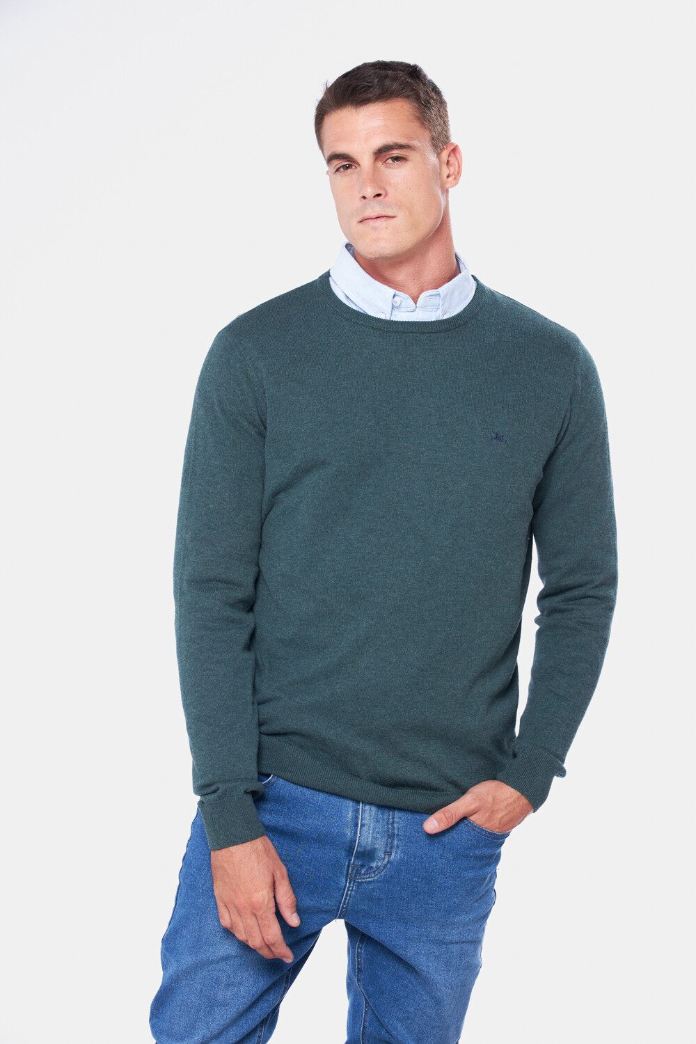 BUZO CUELLO BASE Verde