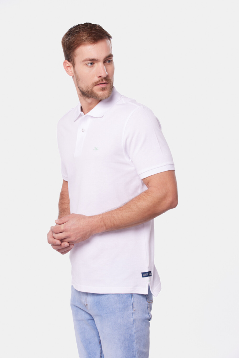 POLO PIQUE LISA Blanco