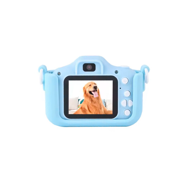 Cámara para niños X5s diseño gato color celeste Cámara Para Niños X5s Diseño Gato Color Celeste
