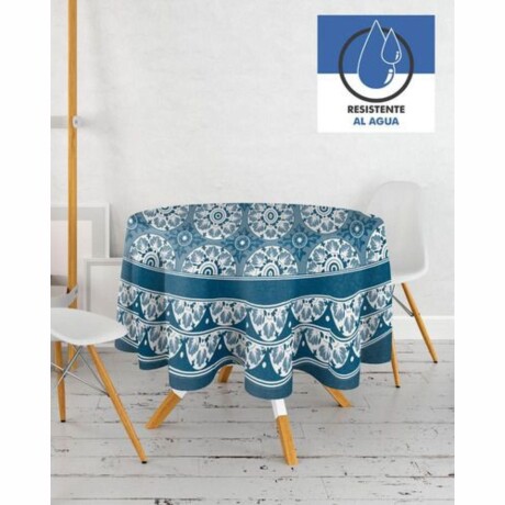 Mantel circular Home Class repele el agua 160cm Hojas Verde Mantel circular Home Class repele el agua 160cm Hojas Verde