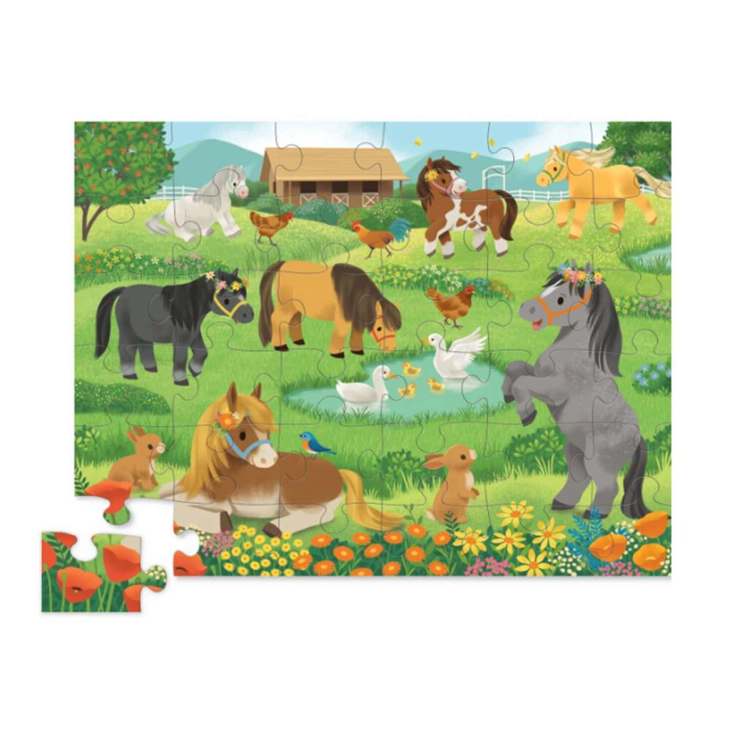 Puzzle Crocodile Creek 36 Piezas 45 x 60 cm - Caballos — Tienda Soy ...