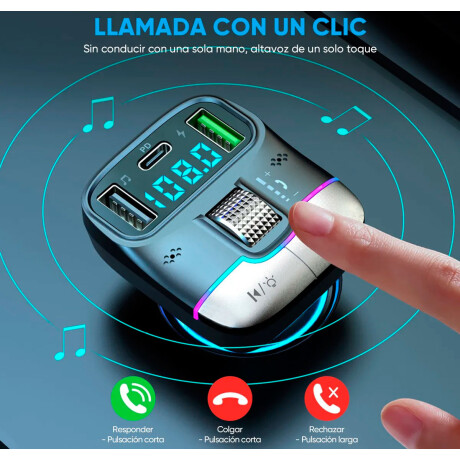ACCESORIO INTERIOR - TRANSMISOR BLUETOOTH MP3 PARA AUTO - ACCESORIO INTERIOR - TRANSMISOR BLUETOOTH MP3 PARA AUTO -