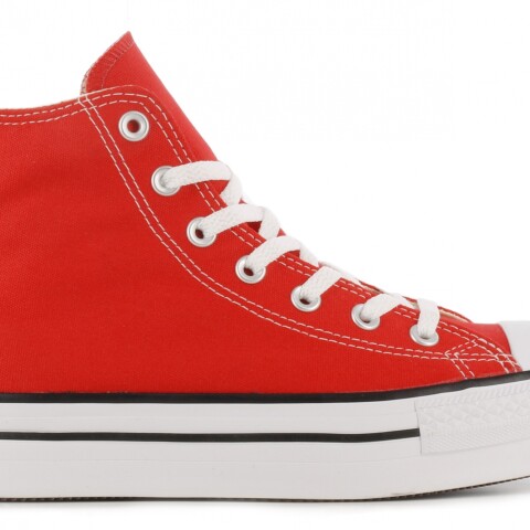 Championes Unisex Converse - All Star Chuck Taylor Hi Plataforma Rojo