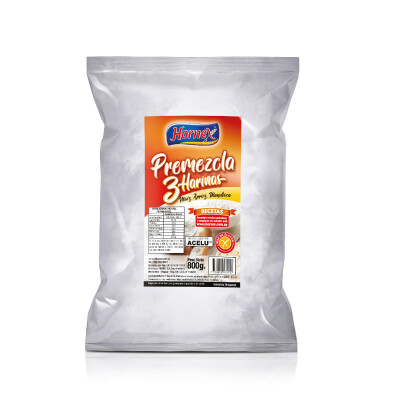 Premezcla De 3 Harinas Hornex 800g Mezcla 3 Harinas 800g Hornex