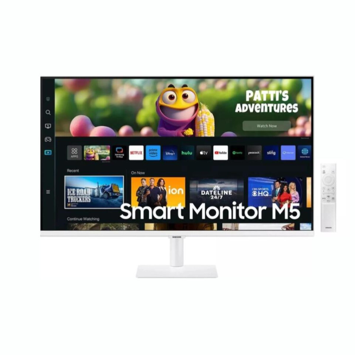Monitor Inteligente SAMSUNG M50C 27' FHD Con Transmisión De Tv Blanco 