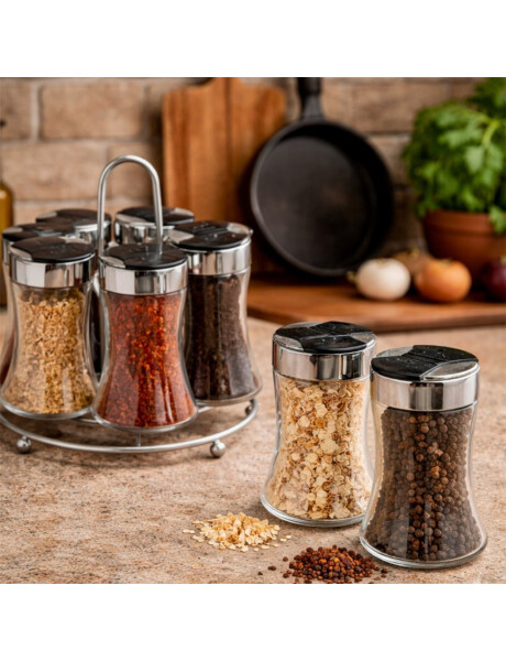 SET X6 PZAS ESPECIERO 60ML C/SOPORTE SELECTA SET X6 PZAS ESPECIERO 60ML C/SOPORTE SELECTA