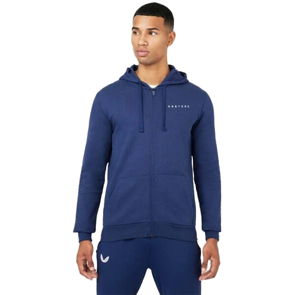 Campera Castore Zip Through Azul