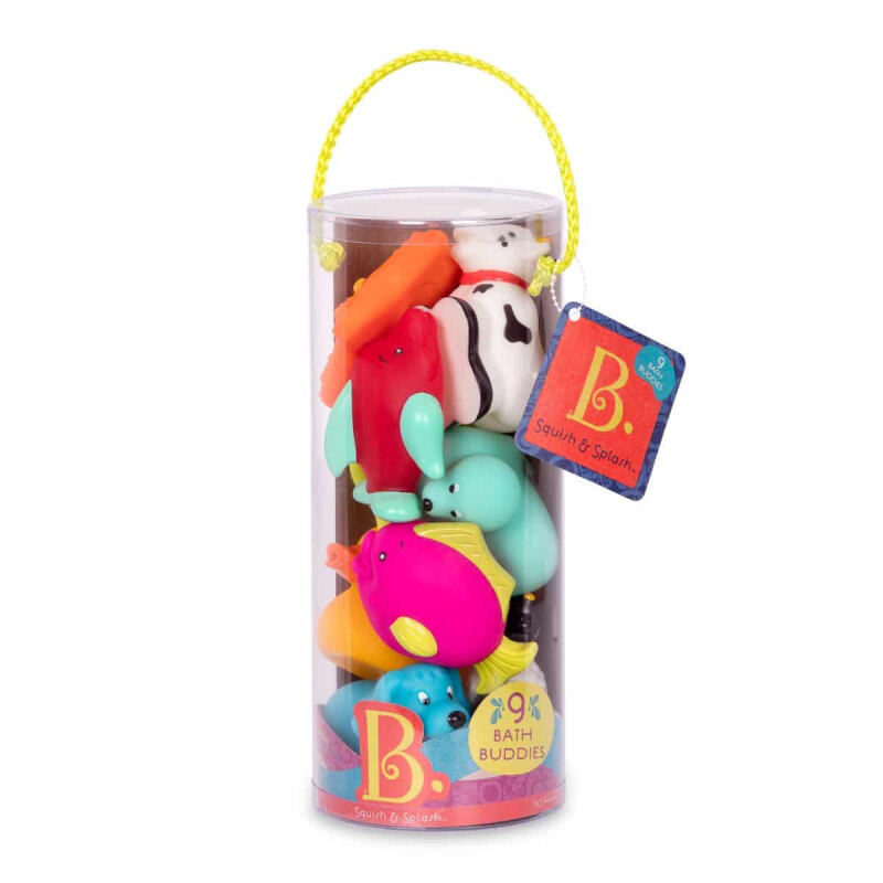 Juguetes de agua con forma de animales vaca, estrella de mar y más. B. toys Juguetes de agua con forma de animales vaca, estrella de mar y más. B. toys