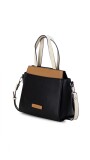 CARTERA LOS ANGELES NEGRO SUELA Y CRUDO