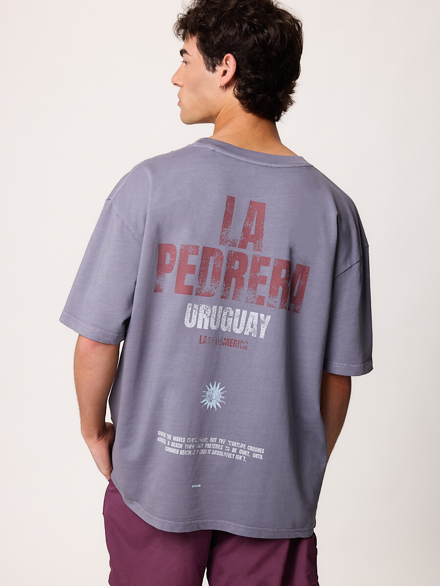T-SHIRT M/C VITAK DIXIE Azul Piedra