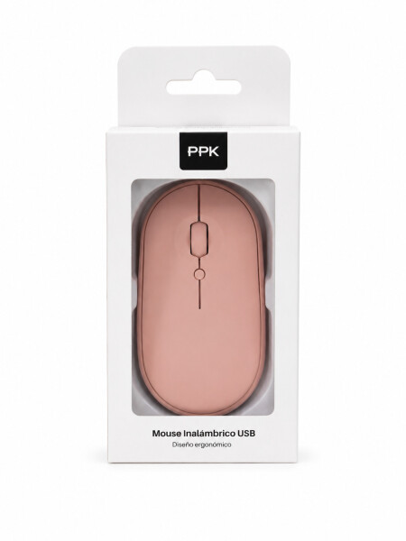 MOUSE INALAMBRICO USB ROSADO
