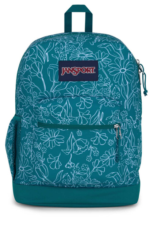 MOCHILA CROSS TOWN PLUS DELIGHTFUL DAISIES GREEN