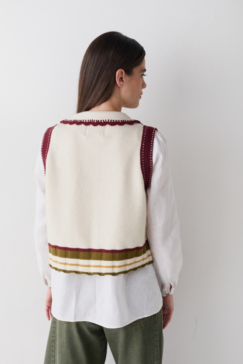 PRE VENTA CHALECO CUTIE Crudo