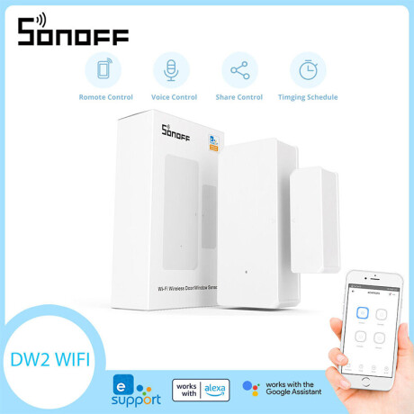 SENSOR MAGNETICO SONOFF Sensor Magnetico Puertas y Ventanas WiFi Sonoff