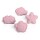 Pack x 4 moldes silicona para la arena rosa