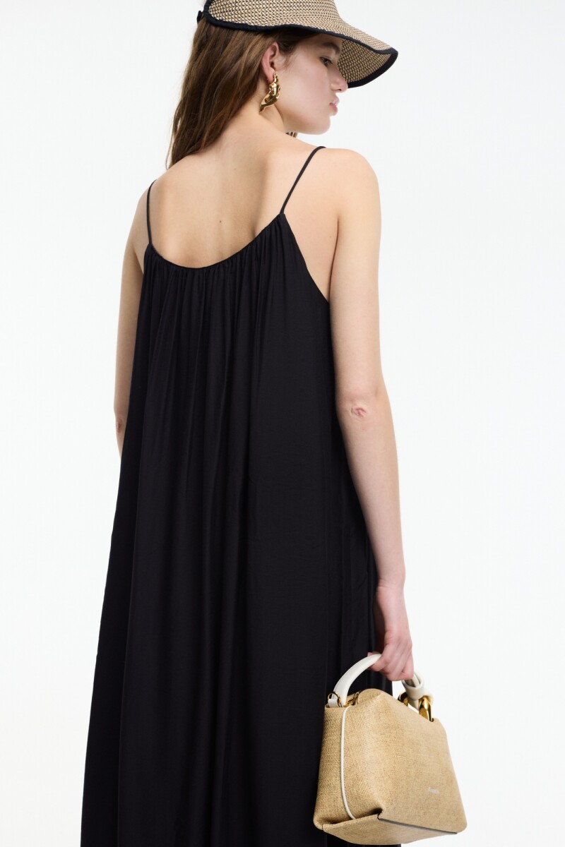 VESTIDO LARGO Negro